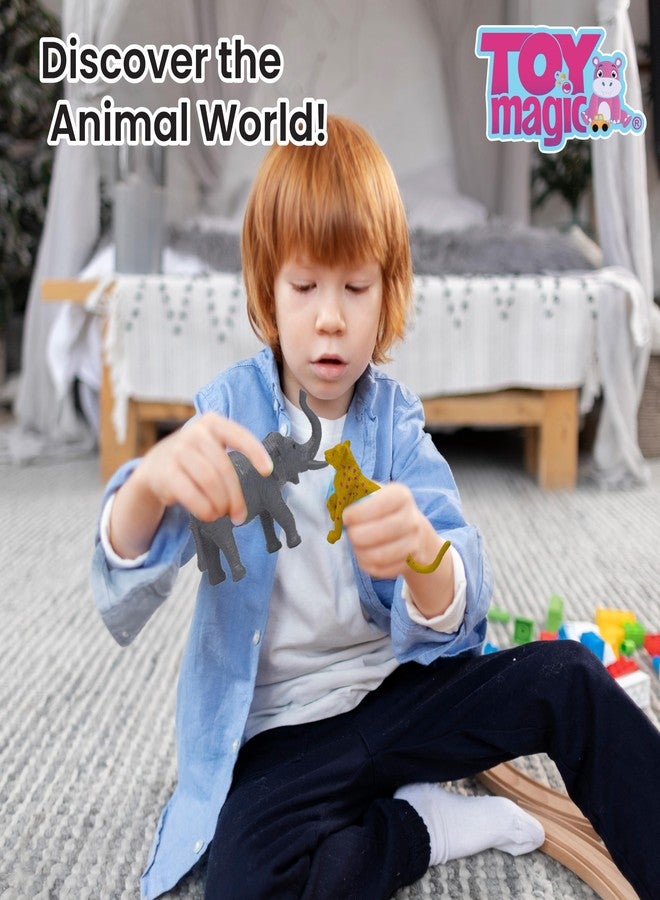 ToyMagic Animal Set 58Pcs | Includes 50 Realistic Animal Figurines and Accessories | Perfect for Educational Play and Imaginative Adventures | Ideal for Kids Aged 3 and Above - Image 3